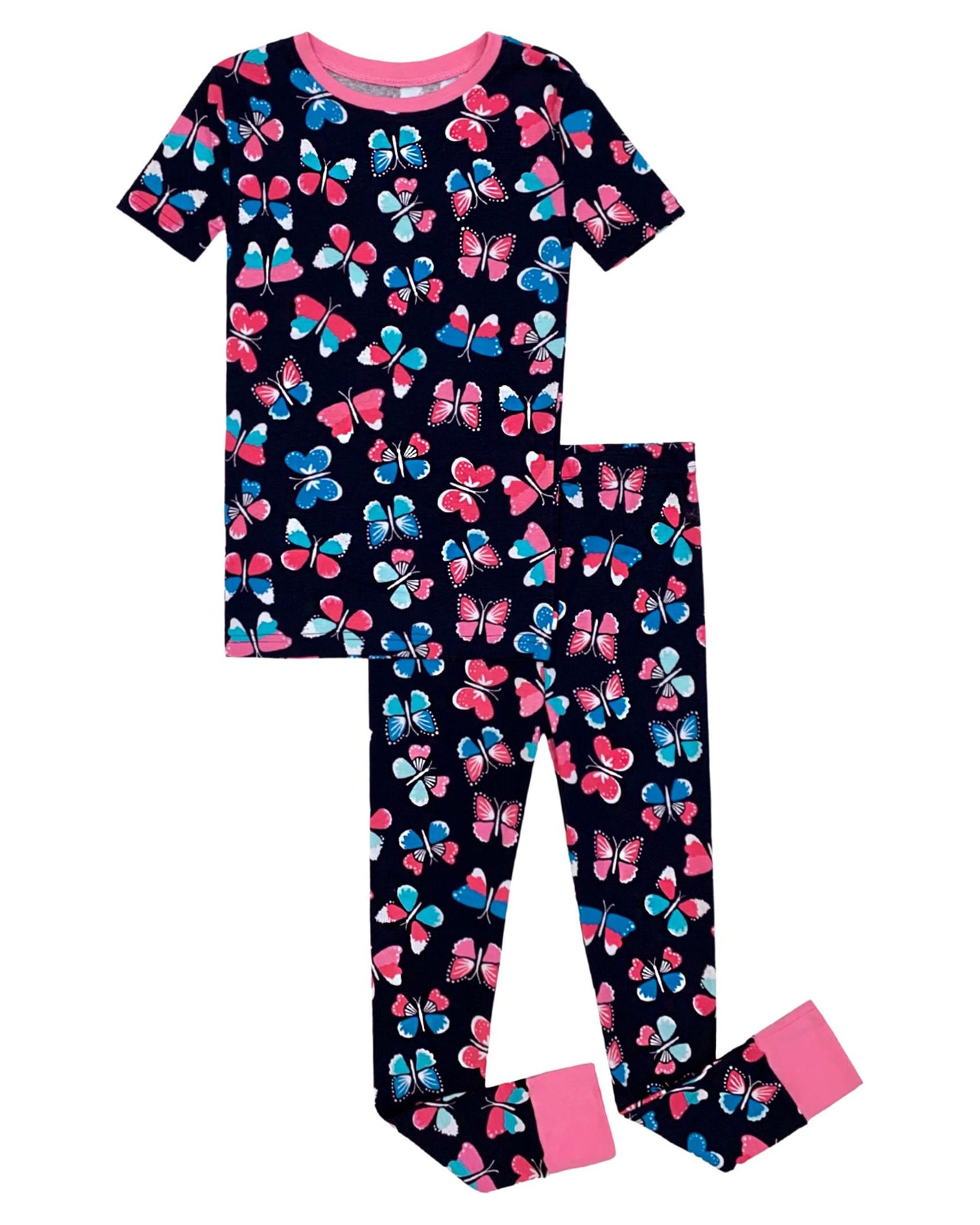 Prestigez Ensemble de Pyjama pour Filles en Coton Biologique