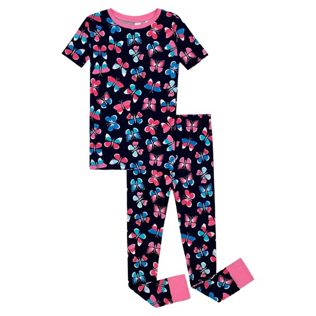 Prestigez Ensemble de Pyjama pour Filles en Coton Biologique