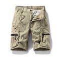 thumbnail image 1 of Styesk Shorts Homme Shorts Cargo Extensibles Décontractés à Cordon Classique Été avec Multi-Poches, 1 of 9