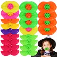 thumbnail image 1 of 20 Pcs Cute Plastic Lip and Mustache Whistles for Dog Training Assorted Color Fun Party Gifts, 1 of 8