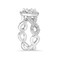 thumbnail image 2 of 3.00Ct Diamond Engagement Ring 14K White Gold, 2 of 2