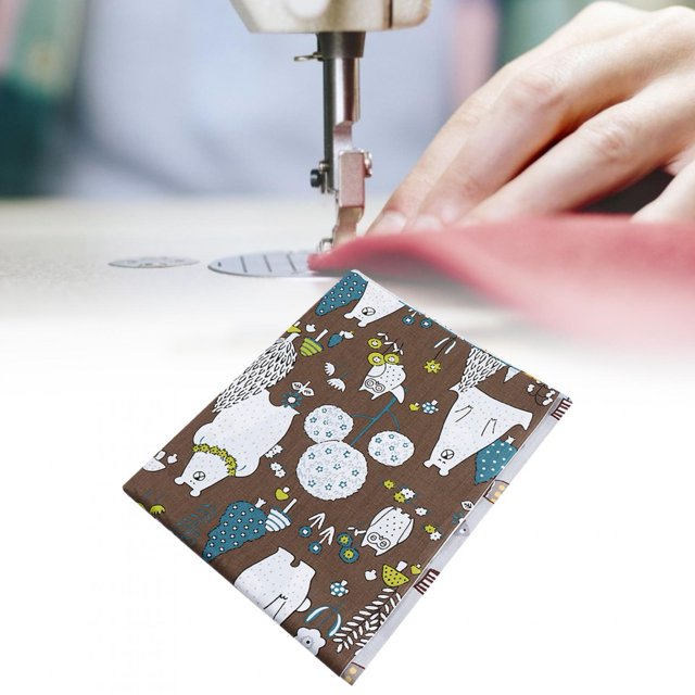 Zerodis Tissu de Coton, Tissu Assorti Tissu de Coton Matériel DIY, Mignon Tissu de Bricolage de Bande Dessinée Délicate Sensation de Main Tissu de Coton Tissu de Coton Doux Tissu Imprimé, pour Rideau pour Literie pour Coussin pour