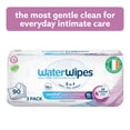 thumbnail image 1 of WaterWipes Sensitive Body & Intimate Wipes, 99.9% Water, Unscented & Hypoallergenic Hygiene Wet Wipes, Adult Care, 1 of 16