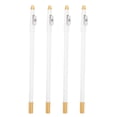 thumbnail image 1 of 4pcs White Barber Pencil Set With Built In Sharpener For Men Women For Hair Detailing Beard Shaping And Eyebrow Makeup Tools, 1 of 8