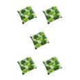 thumbnail image 3 of Decodeary Soft And Comfortable Chair Cushion Pad For Any Chair Cloth Square Chair Cushion Seat Cushion Pad Chair Pad Breathable Tropical banana leaf 5Set, 3 of 6