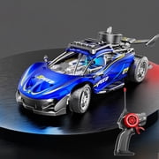 TOUMENY Remote Control Car, High Race Drift RC Cars with Cool Appearance, 2.4G Rechargeable RC Vehicles for Outdoor for Birthday Gifts, Blue