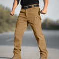 thumbnail image 2 of VKOYWKM Men's Tactical Pants Fleece Lined Cargo Pant Water Resistant Tactical Pant Ripstop Outdoor Work Hiking Pant with Pockets, 2 of 10