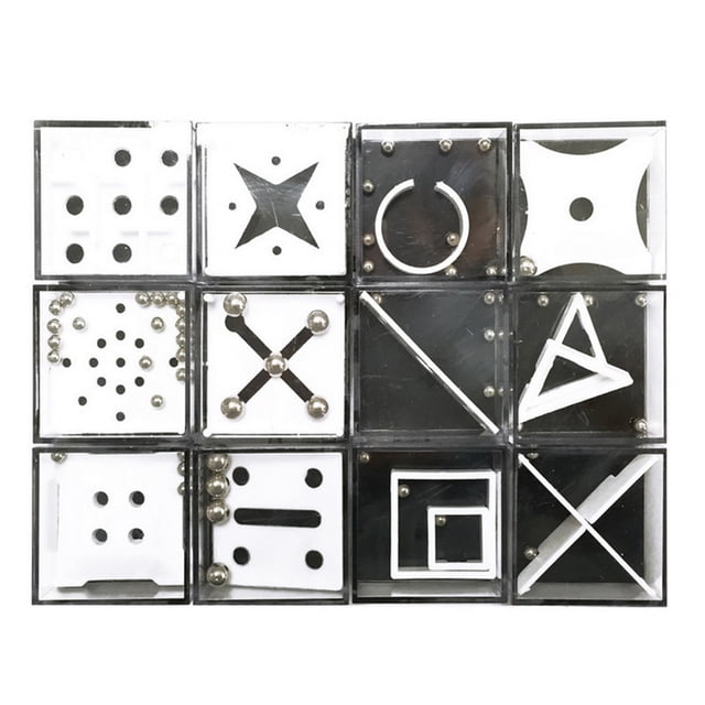 Education 2 Cube Puzzle for Brain Teasers Education with 12 Interactive Puzzles for All Ages Product Title