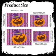 thumbnail image 3 of Halloween Pumpkin Bathroom Rugs Non Washable Absorbent Mat Autumn Funny Cute Microfiber Bathroom Rug For Shower Tub, 3 of 8