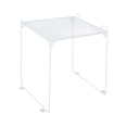 thumbnail image 1 of simhoa Locker Organizer Shelf Foldable Wear Resistant Versatile Stackable for Gym and Work Convenient under Sink Organization Holder White, 1 of 7