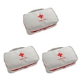 thumbnail image 1 of tamizeot Sac de Rangement d'Urgence Randonnée Pilules Organisateur de Cotons-Tiges Étui de Transport Gris 3Ensemble, 1 of 6