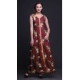 thumbnail image 2 of Bimba Floral Printed Front Slit Sleeveless Summer Spring Long Women BeachDress-X-Large, 2 of 5