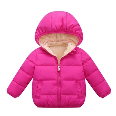Kcodviy Kids Toddler infant Baby Size 6 Boys Jacket Boys Girls Winter Hooded Little Boys Winter Coats Size 5 Coat Jacket Thick Warm 2T Coat Boys Outerwear Clothes Outfits