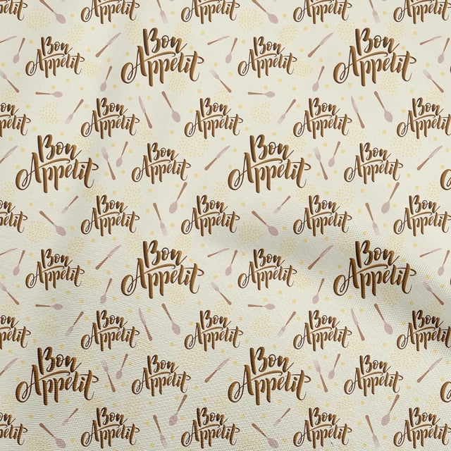 oneOone Viscose Chiffon Brown Fabric Text Craft Projects Decor Fabric Printed By The Yard 42 Inch Wide