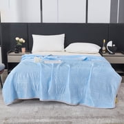 Wzzjkit King Cooling Comforter for Hot Sleepers - Double-Sided Lightweight and Breathable Fabric for Night Sweats - All Season Cooling Blanket Machine Washable 79x60in