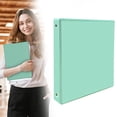 thumbnail image 1 of ZTTD 3 Ring Binder 1 Inch, 1" Clear View Binder, Green, Letter / A4 Size | Extra Durable, PVC-Free, Interior Pockets, 175-Sheet Capacity, Eco-Friendly, Reinforced Hinge, S-chool, Office, 1 of 9
