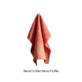 thumbnail image 3 of Qaailabf 13x13 Inch Square Face Towel Cotton Blend Quick Dry Bath Towel Ultra Soft Absorbent Wash Cloth for Bathroom Spa Hotel Home Daily Use, Machine Washable Single pcs White Orange Gray Blue Dark, 3 of 6