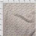 thumbnail image 3 of oneOone Polyester Spandex Beige Fabric Floral Craft Projects Decor Fabric Printed By The Yard 56 Inch Wide, 3 of 4