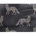 thumbnail image 4 of oneOone Georgette Viscose Fabric Fox Block Print Fabric By Yard 42 Inch Wide, 4 of 4