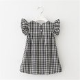 thumbnail image 1 of Robe d'Été à Carreaux pour Bébé Fille, Chemise Sans Manches en Dentelle, Robe de Princesse, Robe de banquet, Robe de Fête, 1 of 4