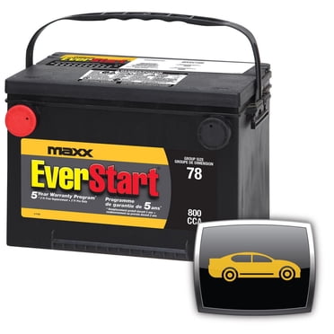 EverStart AUTO MAXX-78N 12 Volt, Auto Battery, Group 78, 800 CCA
