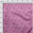 thumbnail image 3 of oneOone Cotton Cambric Pink Fabric Abstracts Craft Projects Decor Fabric Printed By The Yard 42 Inch Wide, 3 of 5