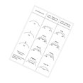 thumbnail image 1 of relayinert Livre d'Extension de Cils Entraînement Exercice Tableau de Cils Entraînement Blanc, 1 of 6