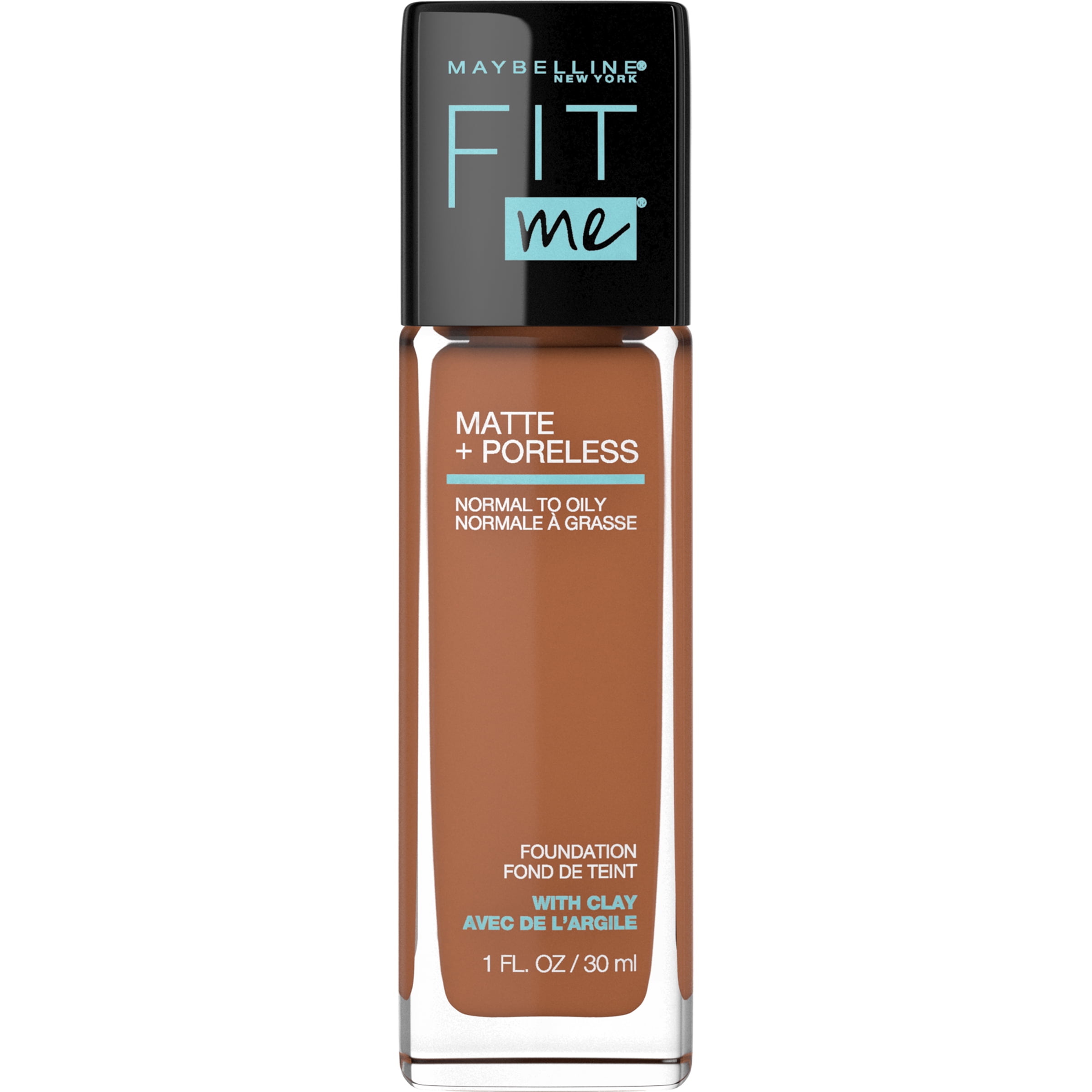 Maybelline New York Fit Me Matte + Poreless Foundation Makeup, Ultra-Lightweight Formula Controls Shine, for Normal to Oily Skin, 355 coconut ,30 ml