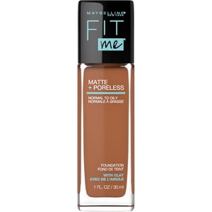 Maybelline New York Fit Me Matte + Maquillage de la Fondation sans pores, contrôle de formule ultra-léger Shine, pour la peau normale à huileuse, 355 noix de coco30 ml