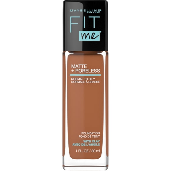 Maybelline New York Fit Me Matte + Poreless Foundation Makeup, Ultra-Lightweight Formula Controls Shine, for Normal to Oily Skin, 355 coconut ,30 ml