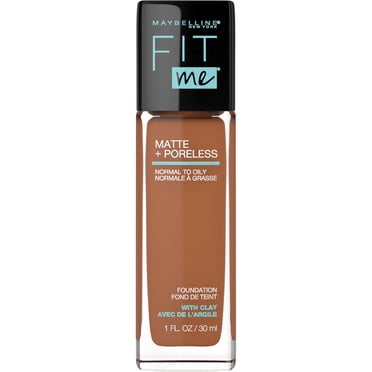 Maybelline New York Fit Me Matte + Poreless Foundation Makeup, Ultra-Lightweight Formula Controls Shine, for Normal to Oily Skin, 355 coconut ,30 ml