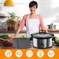 thumbnail image 2 of 3 Pcs Séparateur de Mijoteuse pour Casserole de 6 QT, Étanche, Séparateur de Mijoteuse Réutilisable en Silicone, Séparateur de Mijoteuse Résistant à la Chaleur, Doublure de Cuisson Compatible Lave-Vaisselle, 2 of 9