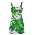 thumbnail image 5 of Pisexur Combinaison Décontractée Plus de Taille Femmes Summer Floral Sans Manches Moulante Sangle Spaghetti Réglable Extensible Shorts une Pièce avec Poches S-3XL, 5 of 5