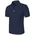 thumbnail image 4 of asjyhkr Golf Shirts for Men Quick drying Performance Short Sleeve Moisture-Wicking Workout Collared Shirts, 4 of 5