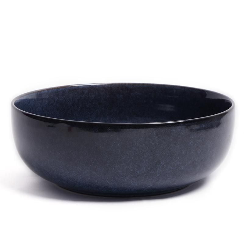 Thyme & Table Saladier rond Atlantic en grès Bleu
