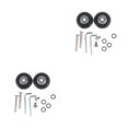 thumbnail image 2 of Youkk Enhanced Performance 2Pcs Rubber Luggage Suitcase Wheels Replacement 43mm Thickness 18mm 2Set, 2 of 6