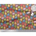 thumbnail image 2 of Soimoi Modal Satin Fabric Egg Easter Fabric Prints by Yard 42 Inch Wide, 2 of 3