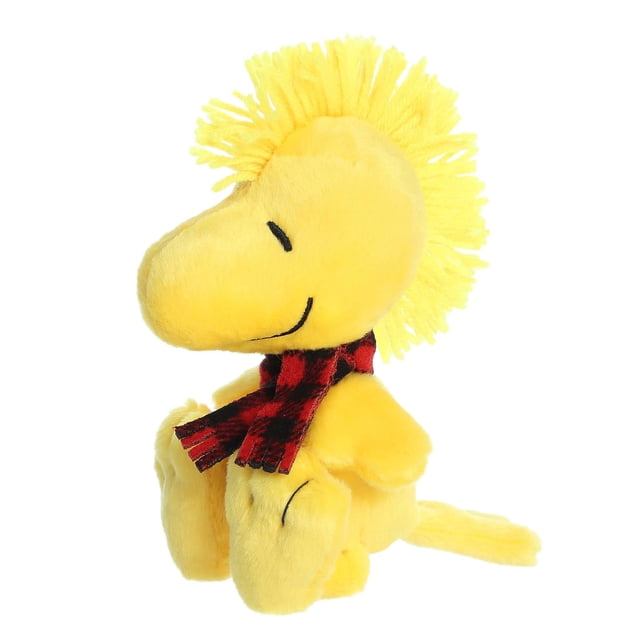 Aurora Peanuts Woodstock Winter Plaid 6"
