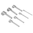 thumbnail image 4 of Strap End Punches, Comfortable To Hold 7Pcs Various Diameters Half Round Cutter Punch Labor Saving High Efficiency  For DIY Leathercrafts Punching, 4 of 8