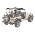 thumbnail image 3 of Bestop 55002-01 Soft Top Bow OEM Style Includes Replacement Hardware; Door Surrounds; Tailgate Bar and Retainer Clips, 3 of 5