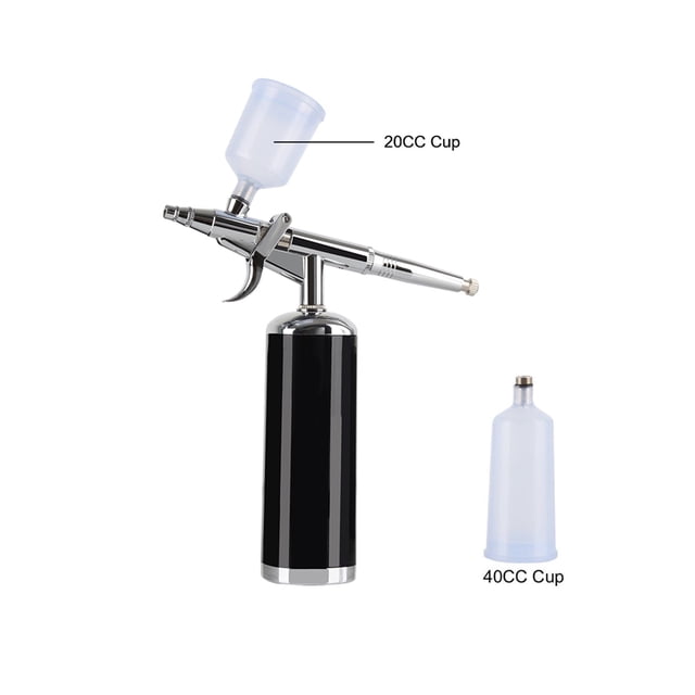Wireless Air Brush Compressor Sunless Tanning Spray Paint Makeup Big Capacity Ink Cup Gun Pen Airbrush Machine For Women ,Easy to Use