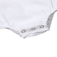 thumbnail image 4 of Newborn Girl First Birthday Outfit Ruffle Backless Jumpsuit Bodysuit, 4 of 5