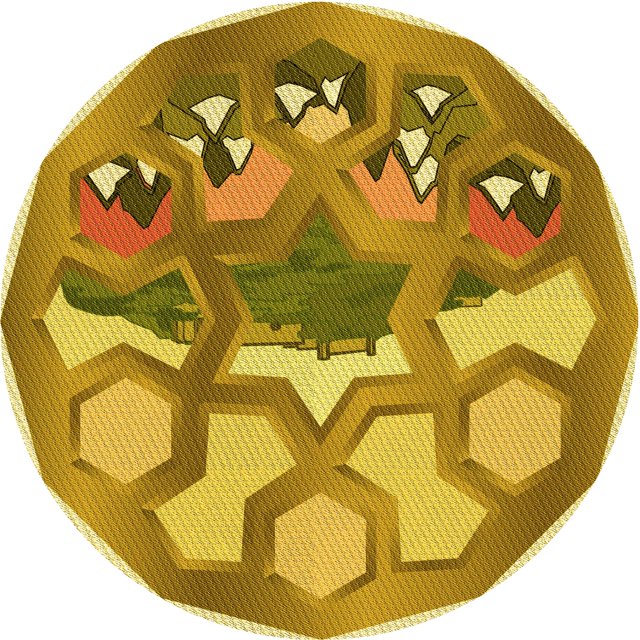 Ahgly Company Tapis de Zone Rond d'Intérieur Lavable à la Machine, Transitionnel, Jaune Audacieux, 3 Pieds Rond
