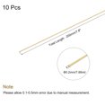 thumbnail image 2 of Unique Bargains 0.2mm x 200mm,Brass Round Wire,Assorted Half Hard Wire for Jewelry Making,10Pack, 2 of 5