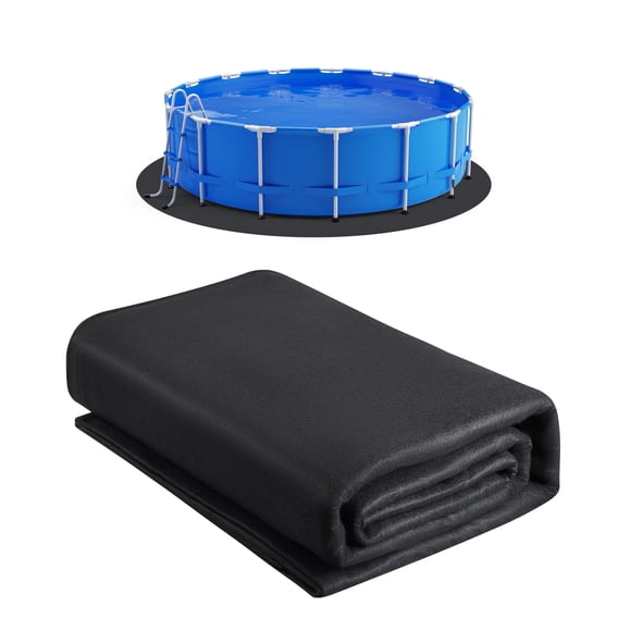VEVOR 18ft Round Pool Liner Pad for Above Ground Pools Prevents Punctures Pool Mat