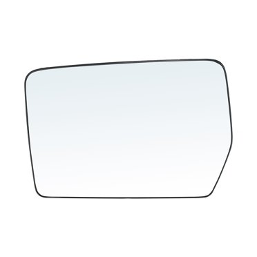 Unique Bargains Heated Mirror Glass 4L3Z-17K707-DB with Backing Plate Left Driver Side Car Exterior Mirror Replacement Glass for Ford F150 2004-2014