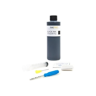 InkPro Premium Black Ink Refill Kit for Canon PG-210, PG-240, PG-245, PG-210XL, PG-240XL, PG-245XL Cartridges 8oz 236mL