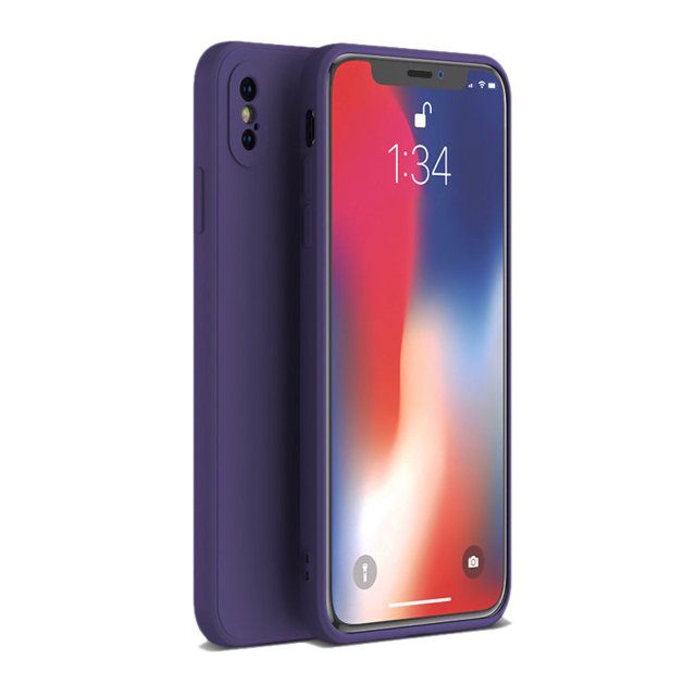 PANDACO Étui Coquille Souple Violet pour iPhone X / TP