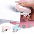 thumbnail image 1 of Sentmoon Small Stapler Staplers for Desk Cartoonoon Stapler Set Of Elementary School Students Cute Mini Stapler Bookbinding Daily Stapler General, 1 of 7