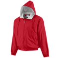 thumbnail image 1 of 3280A Hooded Fleece Lined Taffeta Jacket, Red - 3X, 1 of 1